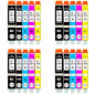 Amaprint 20 XL Cartouches Compatible avec HP 364 364XL PBK pour DeskJet 5445 5460 OfficeJet 7515 PhotoSmart 7510 7520 B8550 C532