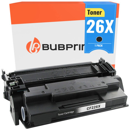 Bubprint Compatible pour HP 26X CF226X Cartouche de Toner pour LaserJet Pro M402 M402D M402DN M402DNE M402DW M402M M402N MFP M42