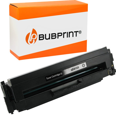 Bubprint Toner compatible pour HP 410A CF410A 410X CF410X pour Color LaserJet Pro MFP M477fdw M377dw M477fdn M477fnw m452dn M452