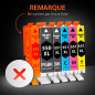 Smart Ink Compatible Cartouche d'encre de Remplacement pour Canon PGI 550 XL 550XL CLI 551 XL 551XL 18Pack(6 PGBK & 3 BK/C/M/Y) Smart Ink Compatible Cartouche d'encre de Remplacement pour Canon PGI 550 XL 550XL CLI 551 XL 551XL 18Pack(6 PGBK & 3 BK/C/M/Y)
