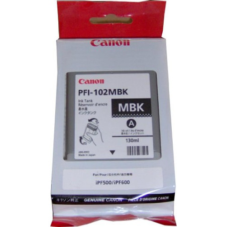 Canon PFI-102MBK 130ml Noir Mat Cartouche d'encre