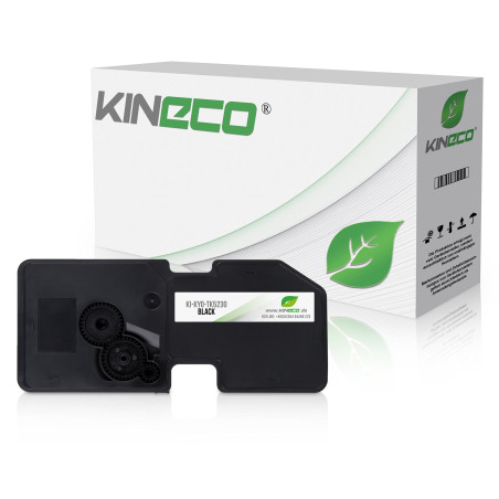 Kineco Toner Compatible avec TK-5230 TK5230 pour Ecosys P5021cdn P5021cdw M5521cdn M5521cdw - Noir 2.600 Pages