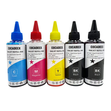 COCADEEX Recharge d'encre colorante compatible avec les cartouches HP 300 ou 300XL,pour PhotoSmart C4600 C4610 C4635 C4640 C4680