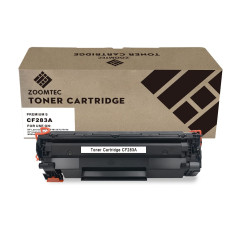 ZOOMTEC 83A CF283A Cartouche de Toner Compatible pour LaserJet Pro MFP M125 M127fn M127fw M202dw M225dn M225dw M225rdn M202n M20