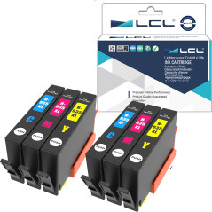 LCL Cartouche d'encre Compatible 935XL C2P24AE C2P25AE C2P26AE (6Pack 2C2M2Y) Remplacement pour HP Officejet Pro 6830 6230 6815
