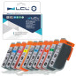 LCL Cartouche d'encre Compatible PGI9 PGI9E PGI-9 (10-Pack PBK MBK C M Y PC PM G R GY) Remplacement pour Canon Pixma Pro9500 Pro LCL Cartouche d'encre Compatible PGI9 PGI9E PGI-9 (10-Pack PBK MBK C M Y PC PM G R GY) Remplacement pour Canon Pixma Pro9500 Pro