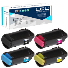 LCL Cartouche de Toner Compatible VersaLink C605 C600 C600N C600DN 106R03899 106R03896 106R03897 106R03898 (4-Pack K C M Y) Remp