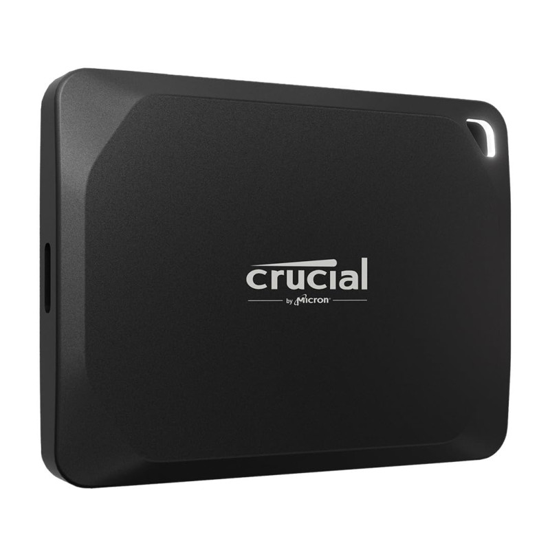 Crucial X10 Pro 2To Disque SSD Externe Portable, jusqu’à 2100Mo/s en Lecture et 2000Mo/s en écrituree, USB-C 3.2, PC et Mac, Rés