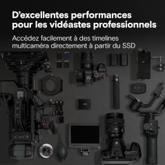 Crucial X10 Pro 2To Disque SSD Externe Portable, jusqu’à 2100Mo/s en Lecture et 2000Mo/s en écrituree, USB-C 3.2, PC et Mac, Rés