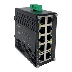 Commutateur Gigabit Ethernet industriel durci 10 ports 10/100/1000T RJ45 avec fonction auto-MDI/MDI-X Mini commutateur compact