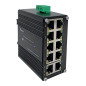 Commutateur Gigabit Ethernet industriel durci 10 ports 10/100/1000T RJ45 avec fonction auto-MDI/MDI-X Mini commutateur compact Commutateur Gigabit Ethernet industriel durci 10 ports 10/100/1000T RJ45 avec fonction auto-MDI/MDI-X Mini commutateur compact