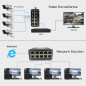 Commutateur Gigabit Ethernet industriel durci 10 ports 10/100/1000T RJ45 avec fonction auto-MDI/MDI-X Mini commutateur compact Commutateur Gigabit Ethernet industriel durci 10 ports 10/100/1000T RJ45 avec fonction auto-MDI/MDI-X Mini commutateur compact