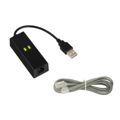 KALEA-INFORMATIQUE Adaptateur Fax Modem 56K sur Port USB avec Prise RJ11. Chipset CONEXANT