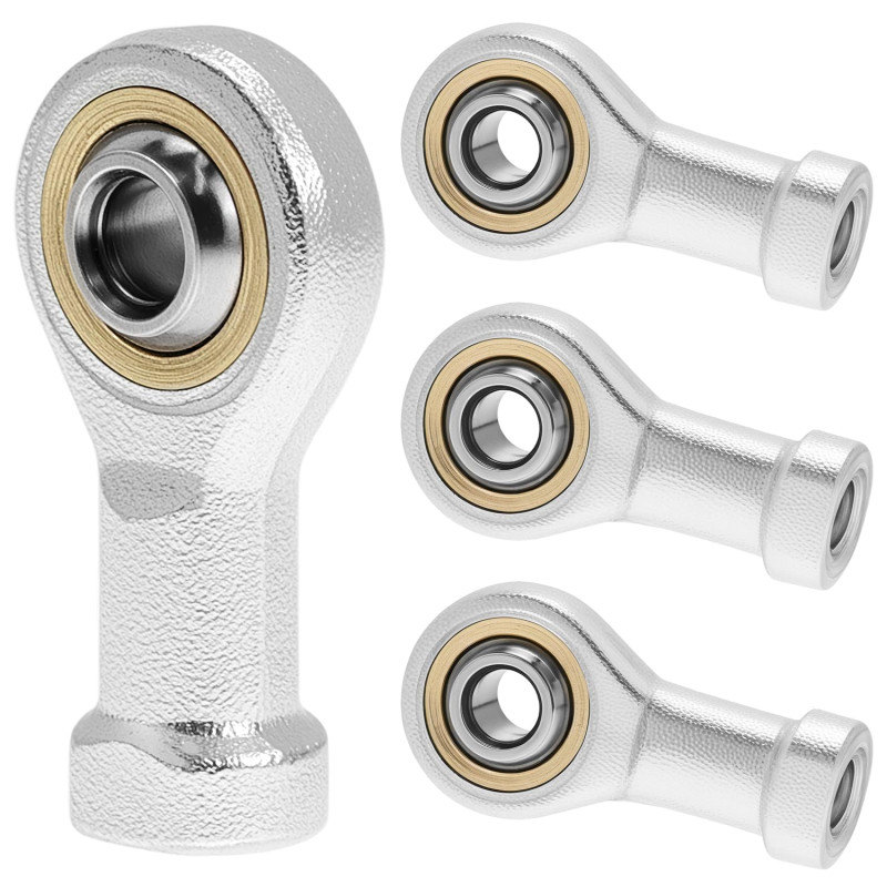 QWORK® 4 Pièces 6mm Embout Roulement à Rotule M6 x 1.0, Femelle Filétage Auto-Lubrifiantes QWORK® 4 Pièces 6mm Embout Roulement à Rotule M6 x 1.0, Femelle Filétage Auto-Lubrifiantes