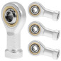 QWORK® 4 Pièces 6mm Embout Roulement à Rotule M6 x 1.0, Femelle Filétage Auto-Lubrifiantes QWORK® 4 Pièces 6mm Embout Roulement à Rotule M6 x 1.0, Femelle Filétage Auto-Lubrifiantes