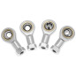 QWORK® 4 Pièces 6mm Embout Roulement à Rotule M6 x 1.0, Femelle Filétage Auto-Lubrifiantes QWORK® 4 Pièces 6mm Embout Roulement à Rotule M6 x 1.0, Femelle Filétage Auto-Lubrifiantes