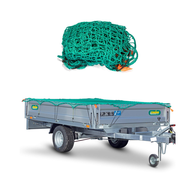 CargoVA® Filets de Remorque 220x150 cm - Filet de remorque avec Corde en Caoutchouc et marquage des Coins - Bache Remorque pour CargoVA® Filets de Remorque 220x150 cm - Filet de remorque avec Corde en Caoutchouc et marquage des Coins - Bache Remorque pour