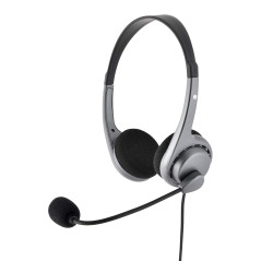 Bluestork MC101 Micro Casque pour PC Noir/Argent