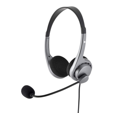 Bluestork MC101 Micro Casque pour PC Noir/Argent