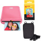 KODAK Step Imprimante Imprimante photo mobile sans fil avec technologie Zinc (Rose) Kit de voyage KODAK Step Imprimante Imprimante photo mobile sans fil avec technologie Zinc (Rose) Kit de voyage