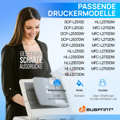 Bubprint Tambour Compatible pour Brother DR-2400 DR2400 HL-L2310D HL-L2350DW HL-L2370DN DCP-L2510D DCP-L2530DW DCP-L2550DN MFC-L