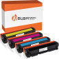 Bubprint 4 Cartouche de Toner Compatible pour Canon 045 045H 045 H i-Sensys LBP611CN LBP612CDW LBP613CDW LBP613CW MF631CN MF632C