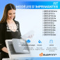 Bubprint 4 Cartouche de Toner Compatible pour Canon 045 045H 045 H i-Sensys LBP611CN LBP612CDW LBP613CDW LBP613CW MF631CN MF632C