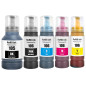 SHUOLEI 105 106 Encre Compatible avec Epson 105 106 Bouteille d'encre Multipack pour EP L-7160 L-7180 ET-7700 ET-7750 (5-Pack, N SHUOLEI 105 106 Encre Compatible avec Epson 105 106 Bouteille d'encre Multipack pour EP L-7160 L-7180 ET-7700 ET-7750 (5-Pack, N
