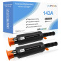 2 Noir Cartouche de Toner Compatible 143A W1143A 143AD W1143AD Capacité Standard 2500 Pages pour HP Neverstop Laser MFP 1202w 12 2 Noir Cartouche de Toner Compatible 143A W1143A 143AD W1143AD Capacité Standard 2500 Pages pour HP Neverstop Laser MFP 1202w 12