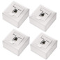 deleyCON 4x CAT6a Universel Prise Réseau - 1x Port RJ45 - Blindé - Surface ou Affleurant - 10 Gigabit Ethernet Réseau - EIA/TIA deleyCON 4x CAT6a Universel Prise Réseau - 1x Port RJ45 - Blindé - Surface ou Affleurant - 10 Gigabit Ethernet Réseau - EIA/TIA