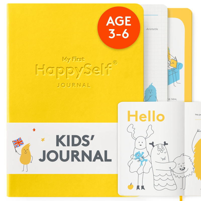 The HappySelf Journal – Mon premier journal Edition – Pour enfants de 3 à 5 ans pour favoriser le bonheur, développer des habitu The HappySelf Journal – Mon premier journal Edition – Pour enfants de 3 à 5 ans pour favoriser le bonheur, développer des habitu