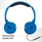 Music Sound,Casque Fil Basic,Casque Supra-auriculaire Bandeau Repliable avec Câble Anti-nœuds 1,2 m et Micro intégré - Connecteu Music Sound,Casque Fil Basic,Casque Supra-auriculaire Bandeau Repliable avec Câble Anti-nœuds 1,2 m et Micro intégré - Connecteu