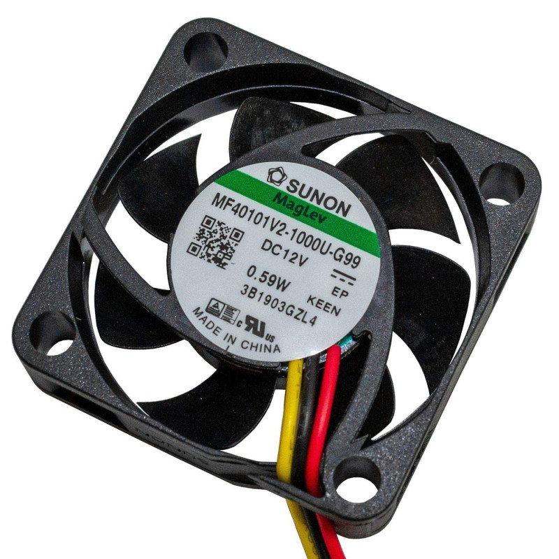 SUNON Sunon MF40101V21000UG99 12 V CC 0,48 W 40 x 40 x 10 mm 11,9 m³/h 11,9 m³/h SUNON Sunon MF40101V21000UG99 12 V CC 0,48 W 40 x 40 x 10 mm 11,9 m³/h 11,9 m³/h