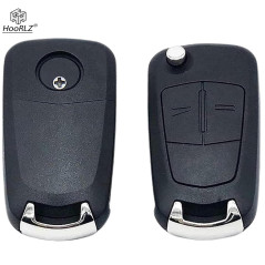 HooRLZ 1 coque de clé Opel à 2 boutons pour Opel Astra Antara Corsa Zafira Vectra Tigra B