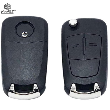 HooRLZ 1 coque de clé Opel à 2 boutons pour Opel Astra Antara Corsa Zafira Vectra Tigra B