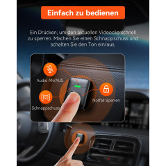 VANTRUE Télécommande contrôle sans Fil de la série Element dashcam Voiture N5 / N4 Pro / S1 Pro / E1 / E2 / E3 Dash cam, pour Un
