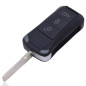Heart Horse Coque de Clé de 3 Boutons Non coupés Porte-clés Flip Voiture Cas fob Remplacement Compatible avec Porsche Cayenne 20 Heart Horse Coque de Clé de 3 Boutons Non coupés Porte-clés Flip Voiture Cas fob Remplacement Compatible avec Porsche Cayenne 20