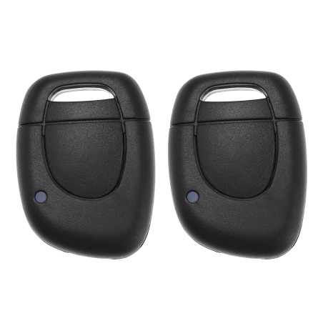 EMSea 2pcs Coque de Clé à Distance de Voiture Compatible avec Kangoo Master 2 Twingo Clio 2 Laguna Espace Megane Remplacement 1
