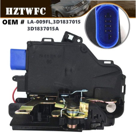 HZTWFC Mécanisme central de l'actionneur de verrouillage de porte avant gauche OEM # LA-009FL 3D1837015 pour GOLF 5 V MK5 Seat L