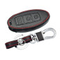 Happyit Cas de Couverture de Clé de Voiture en Cuir pour Nissan 350Z Qashqai Kicks Tiida Pathfinder Murano Note Juke 3 Boutons Happyit Cas de Couverture de Clé de Voiture en Cuir pour Nissan 350Z Qashqai Kicks Tiida Pathfinder Murano Note Juke 3 Boutons
