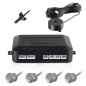 Capteur de Recul Voiture, Aolead Radar Recul Voiture Auto Système Parcage avec Bibi Buzzer Alarme et 4 Capteurs - Argent Capteur de Recul Voiture, Aolead Radar Recul Voiture Auto Système Parcage avec Bibi Buzzer Alarme et 4 Capteurs - Argent