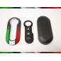 Coque de Clé + Boutons en Caoutchouc Compatible avec Fiat 500, Grande Punto, Evo, Bravo, Panda, 500L, Lancia Ypsilon, Musa, Delt Coque de Clé + Boutons en Caoutchouc Compatible avec Fiat 500, Grande Punto, Evo, Bravo, Panda, 500L, Lancia Ypsilon, Musa, Delt