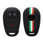 kwmobile Coque clé de Voiture Compatible avec Alfa Romeo 3-Bouton Accessoire clé Voiture - Protection étui Souple en Silicone - kwmobile Coque clé de Voiture Compatible avec Alfa Romeo 3-Bouton Accessoire clé Voiture - Protection étui Souple en Silicone -