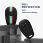 kwmobile Coque clé de Voiture Compatible avec Alfa Romeo 3-Bouton Accessoire clé Voiture - Protection étui Souple en Silicone - kwmobile Coque clé de Voiture Compatible avec Alfa Romeo 3-Bouton Accessoire clé Voiture - Protection étui Souple en Silicone -