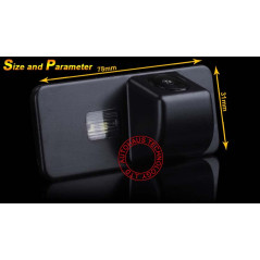 Kalakass Caméra De Recul Couleur Vision Nocturne Voiture Camion pour V W Passat CC B6 Polo Hatchback Golf Jetta Magotan Bora Sci