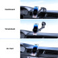 Miracase Support Telephone Voiture [Rotation 360°& Ventouse Puissante] Porte Telephone Voiture Grille D'aération & Pare-Brise & 