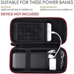 Flycoo2 Sac Etui pour Power Bank Housse de Protection Sac De Batterie Externe Résistant Aux Intempéries Taille intérieure