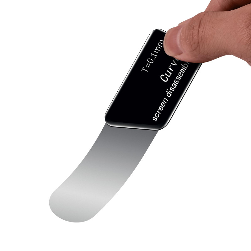 MMOBIEL Outil professionnel ultra-fin de 0,1 mm en acier inoxydable de réparation à lames de levier incurvées Spudger MMOBIEL Outil professionnel ultra-fin de 0,1 mm en acier inoxydable de réparation à lames de levier incurvées Spudger