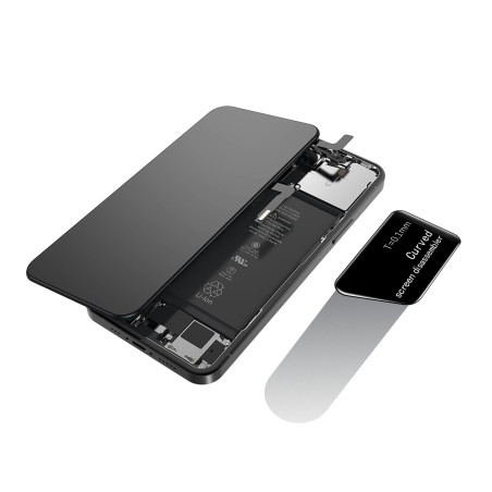 MMOBIEL Outil professionnel ultra-fin de 0,1 mm en acier inoxydable de réparation à lames de levier incurvées Spudger