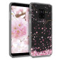 kwmobile Coque Compatible avec Samsung Galaxy A8 (2018) - Housse de téléphone Protection Souple en TPU - Rose Clair-Brun foncé-T kwmobile Coque Compatible avec Samsung Galaxy A8 (2018) - Housse de téléphone Protection Souple en TPU - Rose Clair-Brun foncé-T